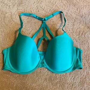 Green Victoria’s Secret Racerback Bra
